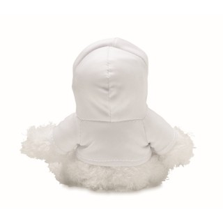 Peluche vaca con sudadera personalizado